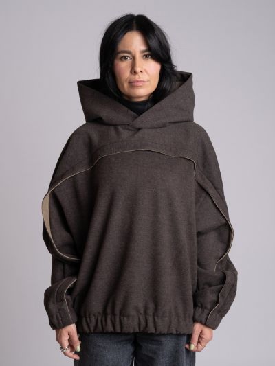 Spatial Hoodie Brown TamoTamo x Animaletto
