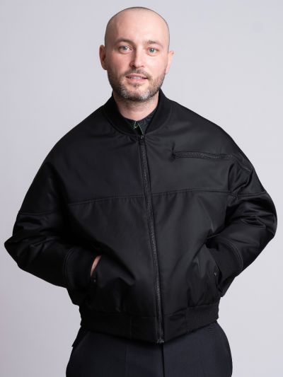 The Midnight Elegance Bomber Jacket