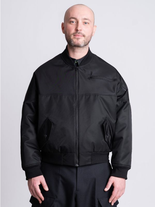 The Midnight Elegance Bomber Jacket