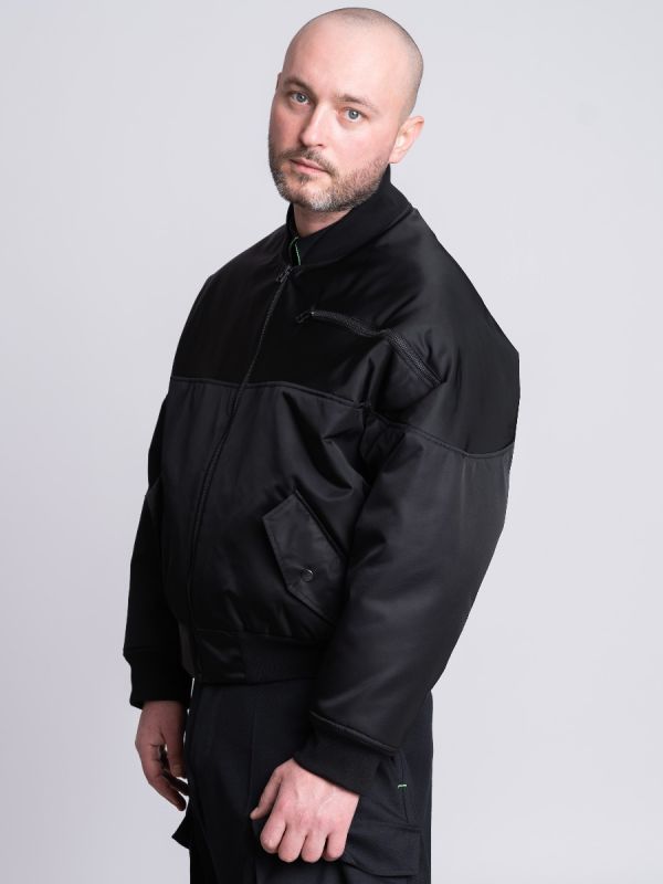 The Midnight Elegance Bomber Jacket