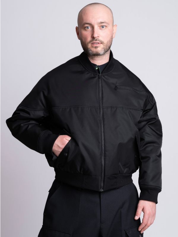 The Midnight Elegance Bomber Jacket