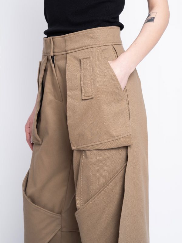 Zaha's Grace Beige Trousers