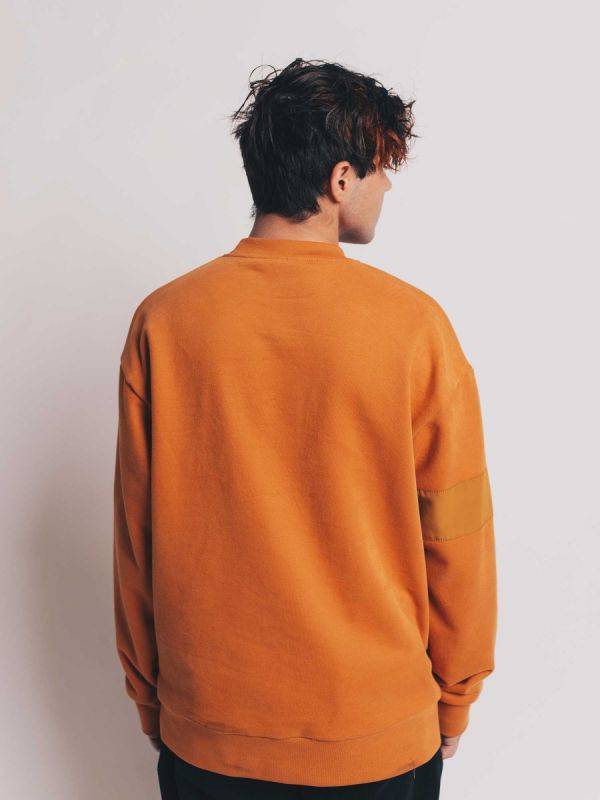 BE Bold Orange Oversized Sweatshirt - TamoTamo x Emil Rengle 