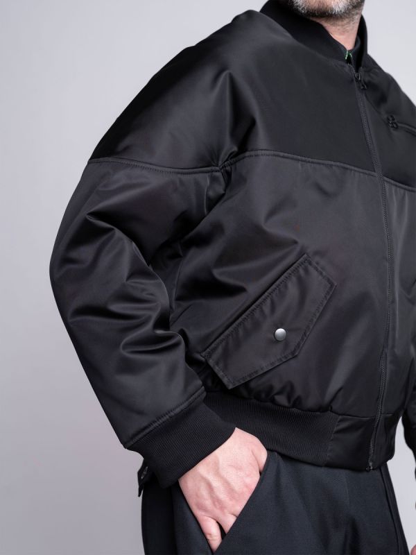 The Midnight Elegance Bomber Jacket