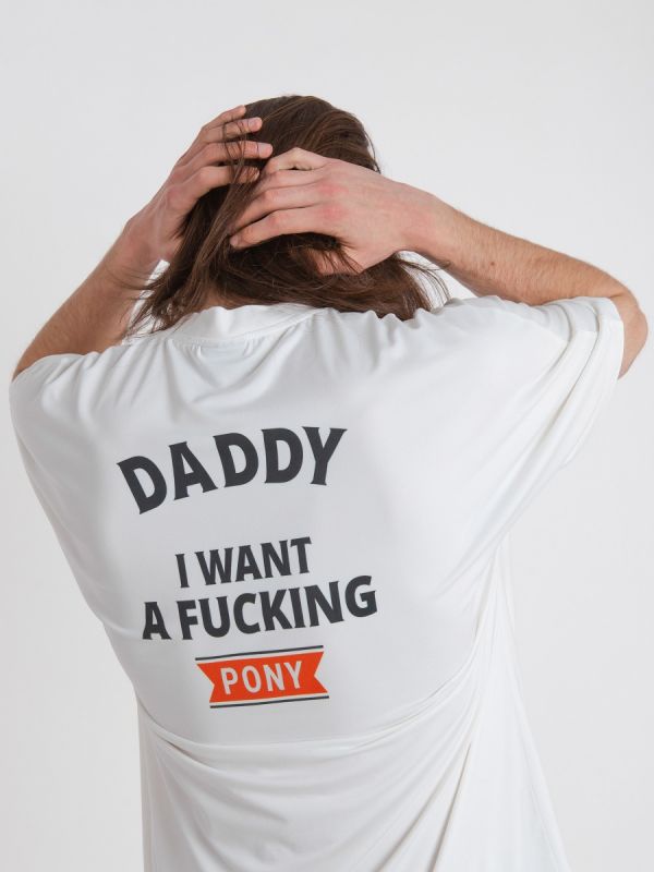Daddy’s Pocket Signature Collection Ivory Tee and Card Slide Case Tee Ketchup Edition