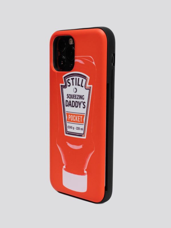 Daddy’s Pocket Signature Collection Ivory Tee and Card Slide Case Tee Ketchup Edition