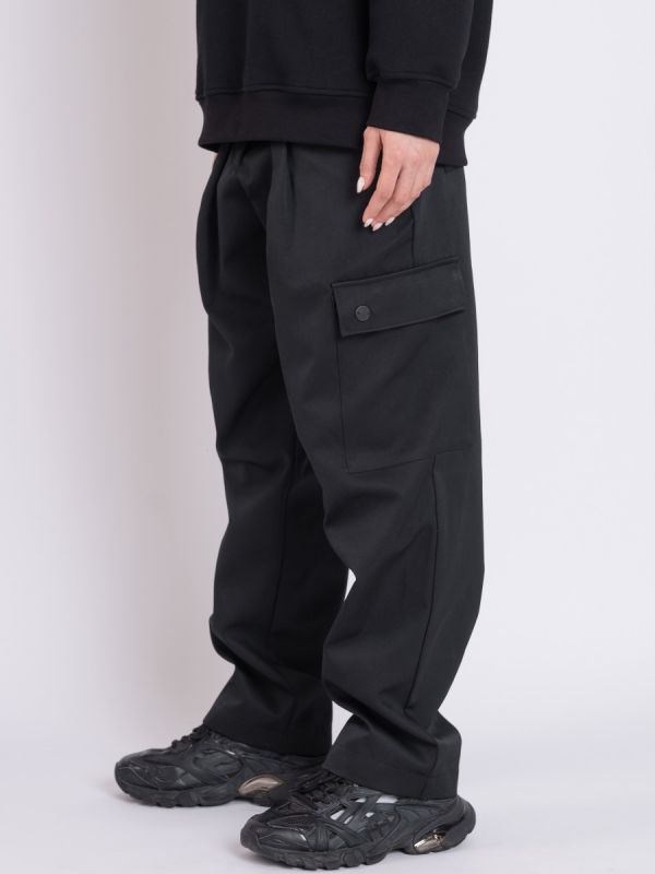 Black Puma Cargo Pants for Women