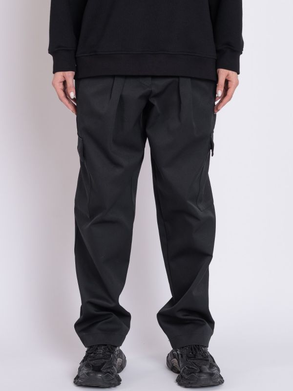 Black Puma Cargo Pants for Women