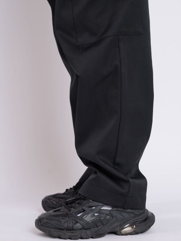 Black Puma Cargo Pants for Women