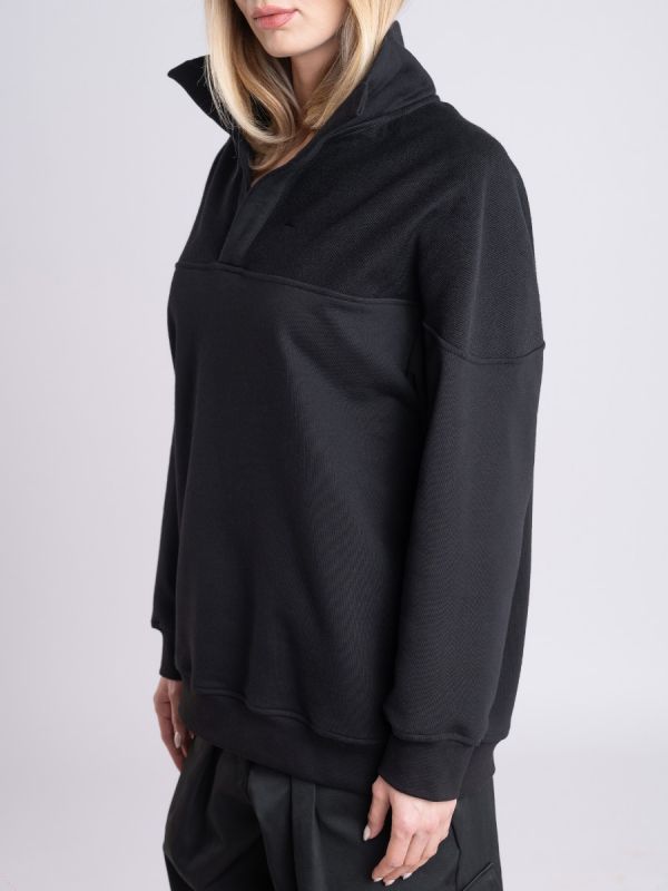 80's Style Black Sweatshirt