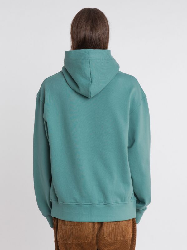 Young and Bipolar Minimal Acapulco Green Basic Line Hoodie