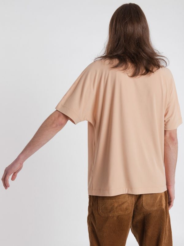 Young and Bipolar Minimal Nude Tee Basic Line