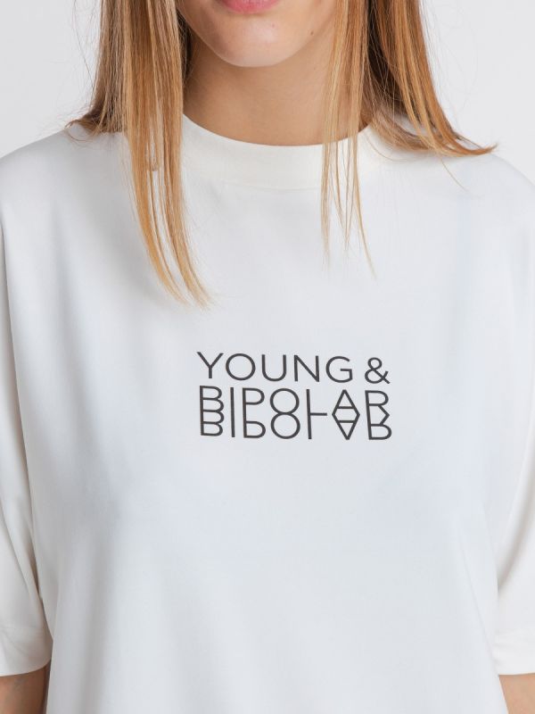 Young and Bipolar Spread the Word Ivory Tee